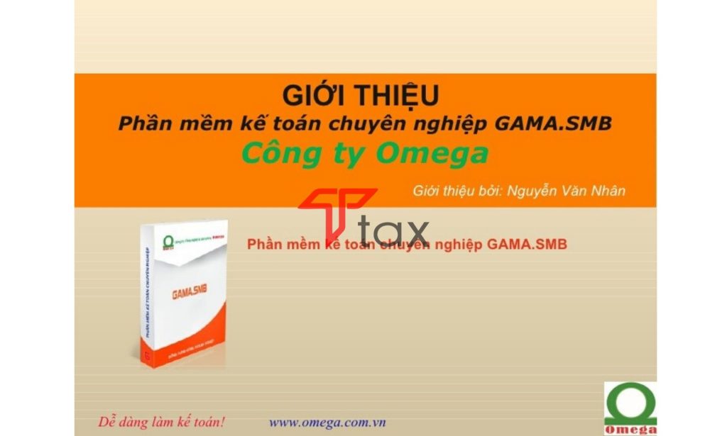 Phần mềm GAMA thuộc sở hữu của công ty TNHH công nghệ và giải pháp Omega